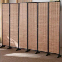 PARTITION, SCREEN DIVIDER, PEMBAHAGI, PENGHADANG ,DIVIDER READY STOCKFREE LEGwooden bamboo partition