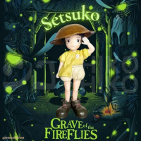 FGghi Figure Setsuko from Studio Ghibli film Grave of the Fireflies Figurine Action Figur Poor Girl