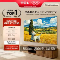TCL 55 inch A400 Pro - 4K QD-Mini LED Art TV - TCL AI - Dolby Vision & Atmos - 144Hz- Matte Display-