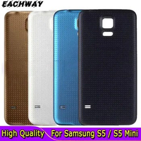 S5 / S5 Mini For Samsung Galaxy S5 i9600 G900 G900F Back Cover Door Rear Housing Case For SAMSUNG S5 Mini G800 Battery Cover