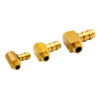 5PC Gasoline M4 M5 M6 Copper Water Nozzle 90 Degree L Type Oil Fuel Water Nipple Faucet for RC Brushless Jet Boat Cooling System