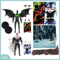 Batman Mcfarlane Toys Action Figure Batman Beyond Vs Justice Lord Superman 2-Pack Anime Figures Figurine Statue Model Dolls Gift