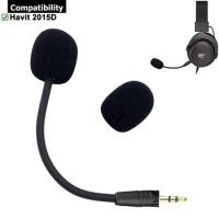 Detachable Replacement Aux 3.5mm Microphone Mic Noise Cancelling For Havit 2015D Gaming Headsets Game Headphones