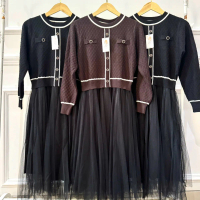 DRES Knit Tile Premium - Baju Tricot Berkualitas dengan Bahan Halus, Lembut, Tebal, dan Nyaman - Cas