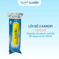 Lõi Số 2 Cation Ion Exchange Karofi Làm Mềm Nước Cứng Dùng Cho Máy Lọc Nước RO