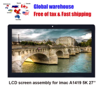 for iMac 27' A1419 5K LCD Screen Assembly Retina Display LM270QQ1 SDB1 SDA2 SDC1 EMC2834 2806 3070