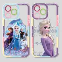 Disney Frozen princess iPhone Case For Apple 14 13 12 11 Mini XS XR X Pro MAX 8 7 6 Plus SE Angel Eyes Transparent Cover