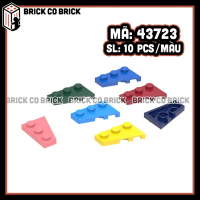 Gạch Dẹp Nút Size 2x3 Phụ Kiện Nhựa MOC Đồ Chơi Lắp Ráp Mô Hình Sáng Tạo Trí Tuệ Combo 10 Viên 43723