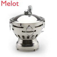 Alcohol Stove Small Hot Pot Pot One Person One Pot Single Self-Service Pot Hot Pot Stainless Steel Fashion Small Hot Pot