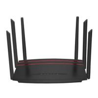 HFES 1200M Wireless Router Gigabit 4G Wifi Router Dual Band 2.4&amp;5.8GHZ 1 WAN+4 LAN Port For Home Office