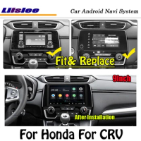 Car Android Multimedia CD DVD Player Radio For Honda CR-V CRV 2017 2018 2019 HD Screen Display TV GPS Navigation System