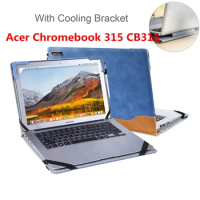 Laptop Case Cover for Acer Chromebook 315 CB315 15.6 inch PC Notebook Stand Shell Sleeve Protective Skin Bag