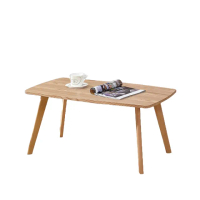 【NEX】北歐 現代單層橡木紋大茶几 實木腳(咖啡桌/客廳桌/桌子/大茶几/置物桌)