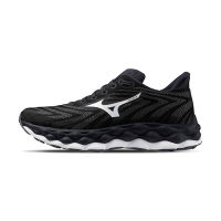 Mizuno Wave Sky 8 女鞋 黑白色 緩衝 回彈 編織 運動 慢跑鞋 J1GD240272