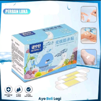 ISI 60PC] Plester Waterproof Penutup Bekas Luka Anti Bakteri Penutup Luka Bekas Jerawat Anti Air Ser