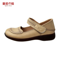 【皇后的鞋】QQ麻糬麵包鞋-米白(優質舒適面料 內裡真皮 輕量)