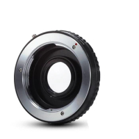 Minolta MD MC Mount Lens Adapter w/ Optical Glass Infinity Focus for to Canon EOS Camera DSLR 1200D 750D 700D 650D 600D 5D II