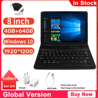 2024 Newest Sales 8 INCH 4GB+64GB 64 Bit Windows 10 X5-Z8350 CPU AR2 Tablet PC Quad Core  Intel HD Graphic 1920*1200 IPS Screen