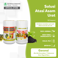De Nature Paket Herbal Asam Urat Samurago & Habatop 3 in 1 Original 100% Mengobati Asam Urat Pegal L