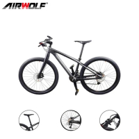Bike 26er Carbon Mountain Bicycle With SH1MANO M370 GroupSet Disc Brake MTB Bike For Children/Women