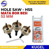 KUGEL 52 MM HOLESAW HSS Mata Bor Lubang Besi Diameter 52mm KUGEL
