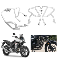 For Honda CB500X CB400X CB 500X 2019-2022 Motorcycle stainless steel Front Extension Frame Protection Crash Bar Engine Guard