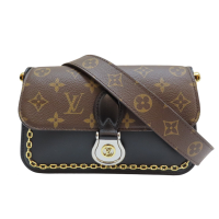 【二手名牌BRAND OFF】LOUIS VUITTON LV 路易威登【再降價】棕色 原花帆布 Neo Saint Cloud 肩背包 M45559