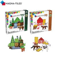 Magna-Tiles 磁力積木｜磁力動物｜森林動物/農場動物｜25片【佳兒園婦幼館】