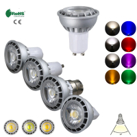 【HOT stock GU10 bulb】 LED spot COB Spotlights Bulb AC220V 110V GU10 GU5.3 E27 B22 E14 E12 5W bulb LE