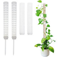 Plant Climbing Frame Plant Trellis Supporting Stick Plastic Moss Pole Indoor Plant Pot stand Green Dill Vine Garden Accessories