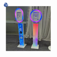 Selfie Machine Kiosk Video Ipad Photo Selfie Booth Stand Kiosk Commercial Rental 10.9inch Photo Booth Shell For Ipad And Dslr