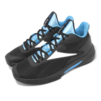 【REEBOK】籃球鞋 More Buckets 黑 水藍 男鞋 復古 中筒 支撐 運動鞋(HR0535)