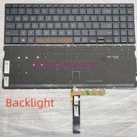 English, Russian, German Backlit Keyboard for Asus UX535 UM535 UX535L UX535Q Notebook Keyboard Backlight