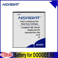 HSABAT 3700mAh Mobile Phone Battery Use for DOOGEE X5 for DOOGEE X5S for DOOGEE X5 PRO phone