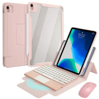 Keyboard Case for iPad Pro 11 2021 2020 2018 Wireless Touchpad Keyboard Case Funda for iPad Air 5 4 Magnetic Cover Teclado