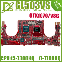 KEFU GL503VS Laptop Motherboard For ASUS ROG Strix Scar Editi GL503V GL503 Mainboard with I7-7700HQ GTX1070/8G 100% Fully Tested