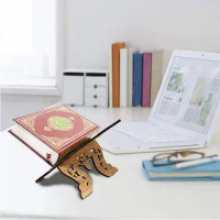 Storage Shelf Wood Book Stand Nice-looking Mini Decorative Book Holder Useful Detachable Sturdy Storage Holder for Study