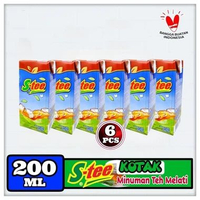 Minuman Teh Kotak Ultra Jaya UHT 300 x 6 Apel, Blackcurrant, Leci, Lemon, Teh Botol Fruit Tea, S-Tee