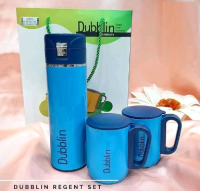 Tumbler Dubblin Regent Gift Set Dublin Termos Botol with Mug Gelas + paper bag
