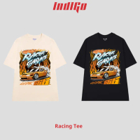 Áo Thun In Hình Cotton Oversize Graphic Xe Đua - INDIGO RACING 061