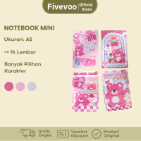 FIVEVOO Buku Catatan Mini/Buku Tulis Kecil/Buku Catatan Saku