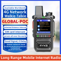 walkie talkie Global-Intercom 4G ptt Two-Way Radio MINI Wireless Devices 1000km Communication free platform