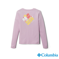Columbia哥倫比亞 童款 Hazeldel Hill長袖上衣-粉紅 UAG73370PK / FW22