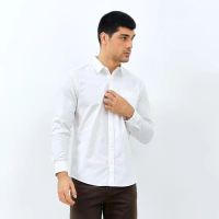 Emba Classic - Phantom Kemeja Pria Lengan Panjang Slim Fit Material Katun