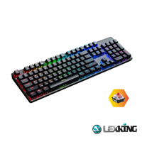 Lexking 雷斯特 RF-7307 無線光之鍵 RGB 雙模機械式鍵盤