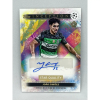 การ์ดฟุตบอล Topps Inception 2024 - 2025 Joao Simoes (RC) Autographed Base