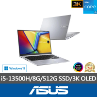 【ASUS】微軟M365一年組★15.6吋i5輕薄筆電(Vivobook X1505VA/i5-13500H/8G/512G SSD/W11/OLED/3K)