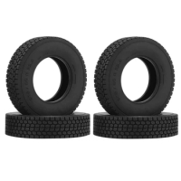 4Pcs 20Mm Hard Rubber Tire For 1/14 Tamiya RC Semi Tractor Truck Tipper MAN King Hauler ACTROS SCANIA Upgrades Parts Accessories