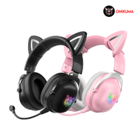 ONIKUMA B20 貓耳頭戴式藍牙耳機麥克風#頭戴式#麥克風