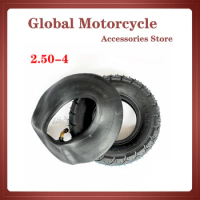 Suitable for ATV gasoline/electric scooters, senior scooters, bicycles and motorcycles 2.50-4 tires 2.50-4 inner tubes